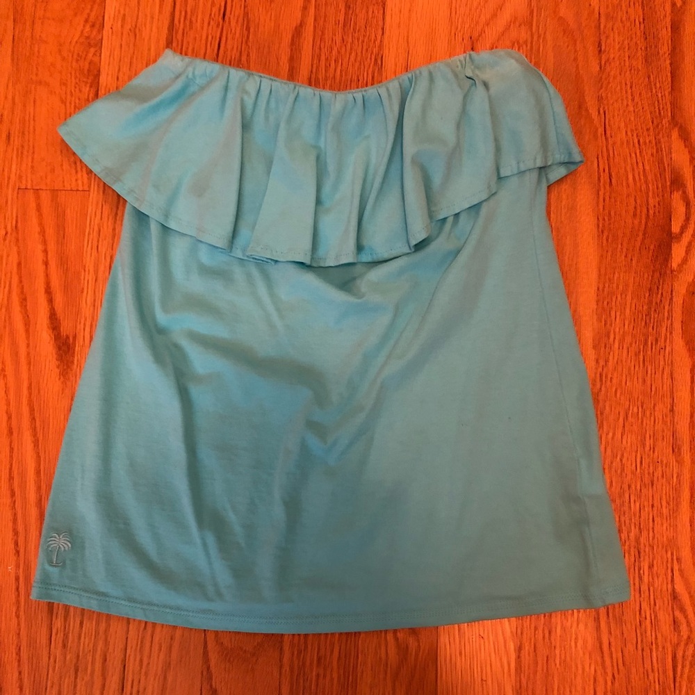 Lilly Pulitzer Ruffled Tube Top